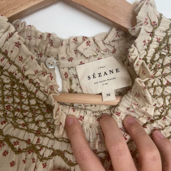 Sezane Dalton Blouse (NWOT) - Picture 4 of 6